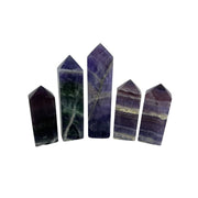Purple Fluorite Crystal Tower - 3.75-6 inch