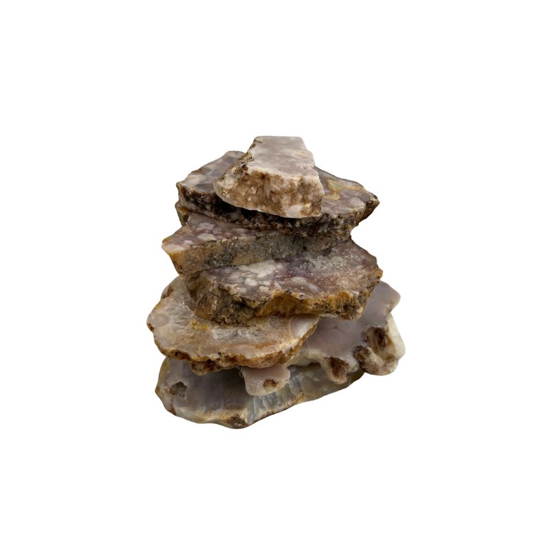 Pink Amethyst Flower Agate Slab - 2.25-4.75 inch