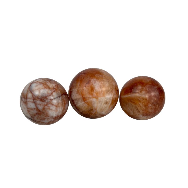 Hematoid Fire Quartz Sphere - 2.25-2.5 inch