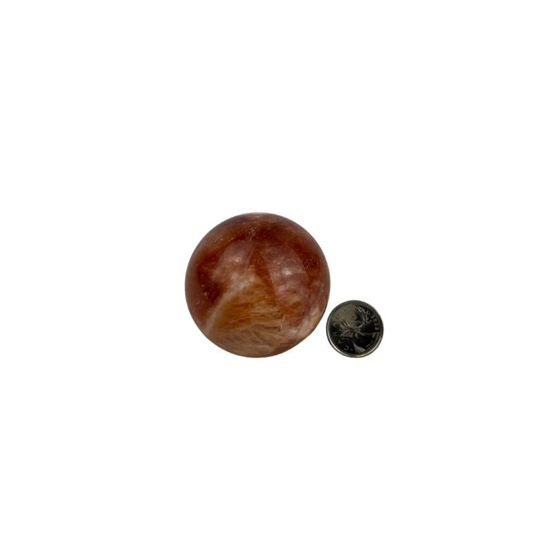 Hematoid Fire Quartz Sphere - 2.25-2.5 inch
