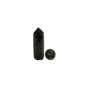 Thousand Layer Phantom Garden Amphibole Quartz Crystal Tower - 2.75-3.5 inch