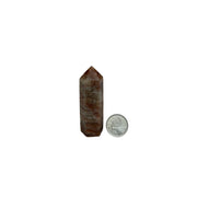 Thousand Layer Phantom Garden Amphibole Quartz Crystal Tower - 2.75-3.5 inch