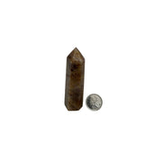 Thousand Layer Phantom Garden Amphibole Quartz Crystal Tower - 2.75-3.5 inch