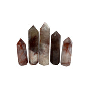 Hematoid Fire Quartz Crystal Tower - 2.5-3.75 inch