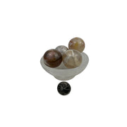 Flower Agate Sphere - 0.5-1.5 inch