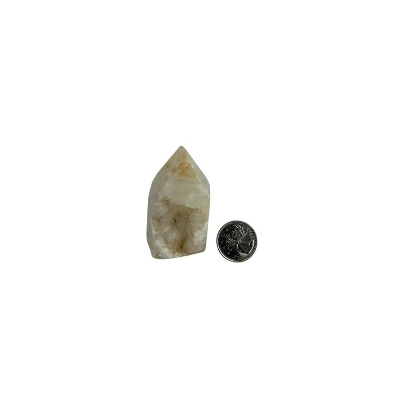 Agate Druzy Polished Point - 2.5-5 inch