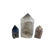 Agate Druzy Polished Point - 2.5-5 inch