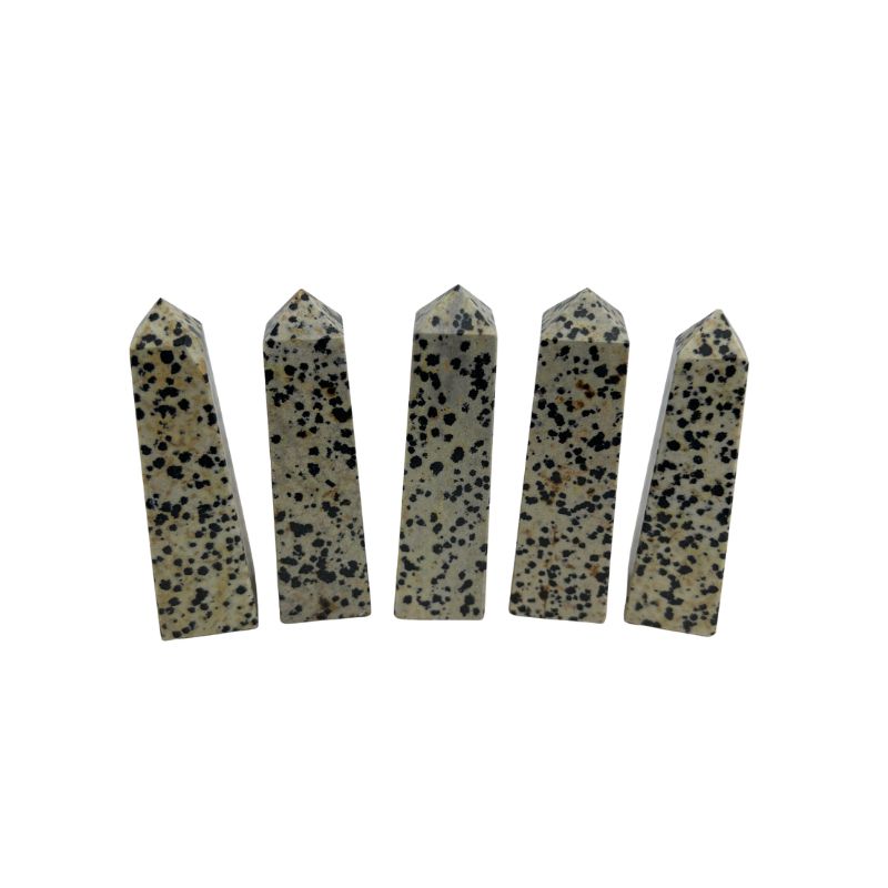 Dalmatian Jasper Crystal Tower - 3 inch
