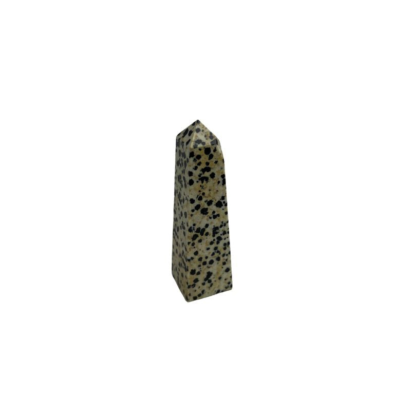 Dalmatian Jasper Crystal Tower - 3 inch