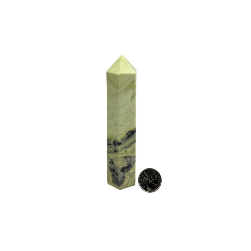 Serpentine Crystal Tower - 5-5.25 inch