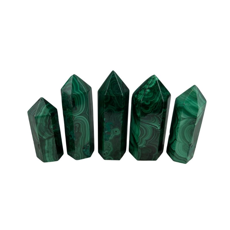Malachite Crystal Tower - 2.75-3.75 inch