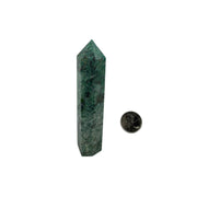 Nephrite Jade with Pyrite Crystal Tower - 7.0-12.5 inch