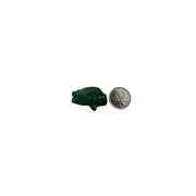 Malachite Frog Carving - 1.9 inch