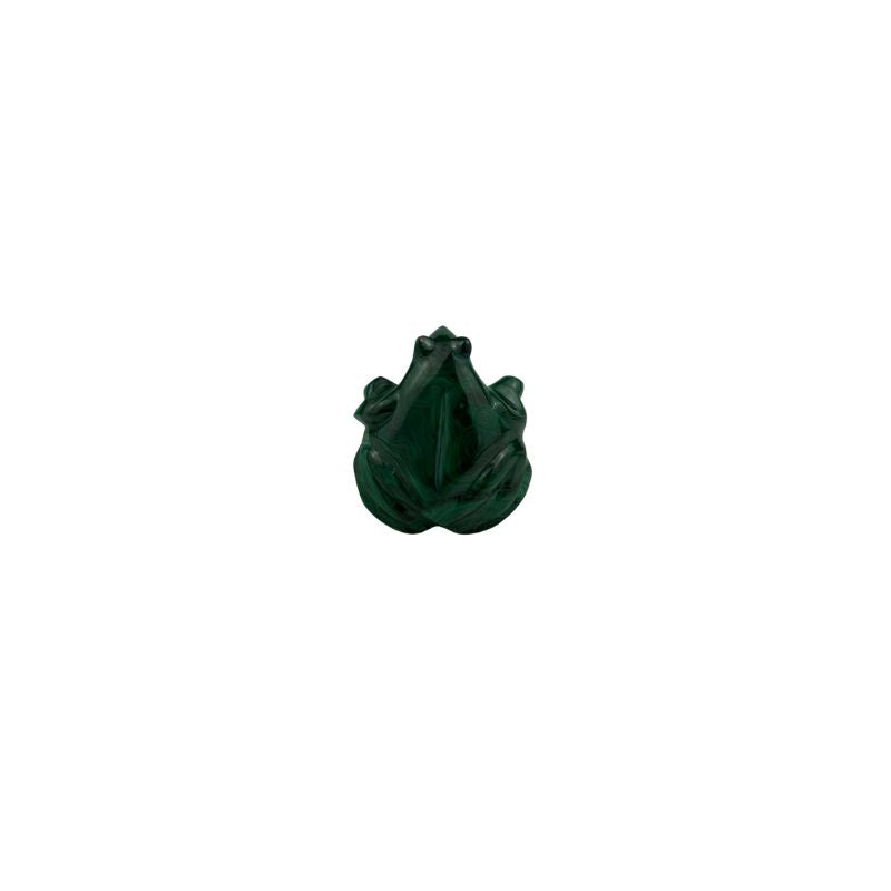 Malachite Frog Carving - 1.8 inch