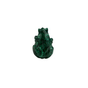 Malachite Frog Carving - 2.4 inch