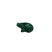 Malachite Frog Carving - 2.4 inch