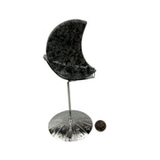 Yooperlite Moon with Zodiac Stand - 4 inch