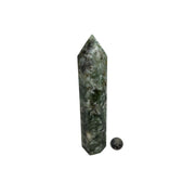 Green Lepidolite Mica Crystal Tower - 6-7.5 inch