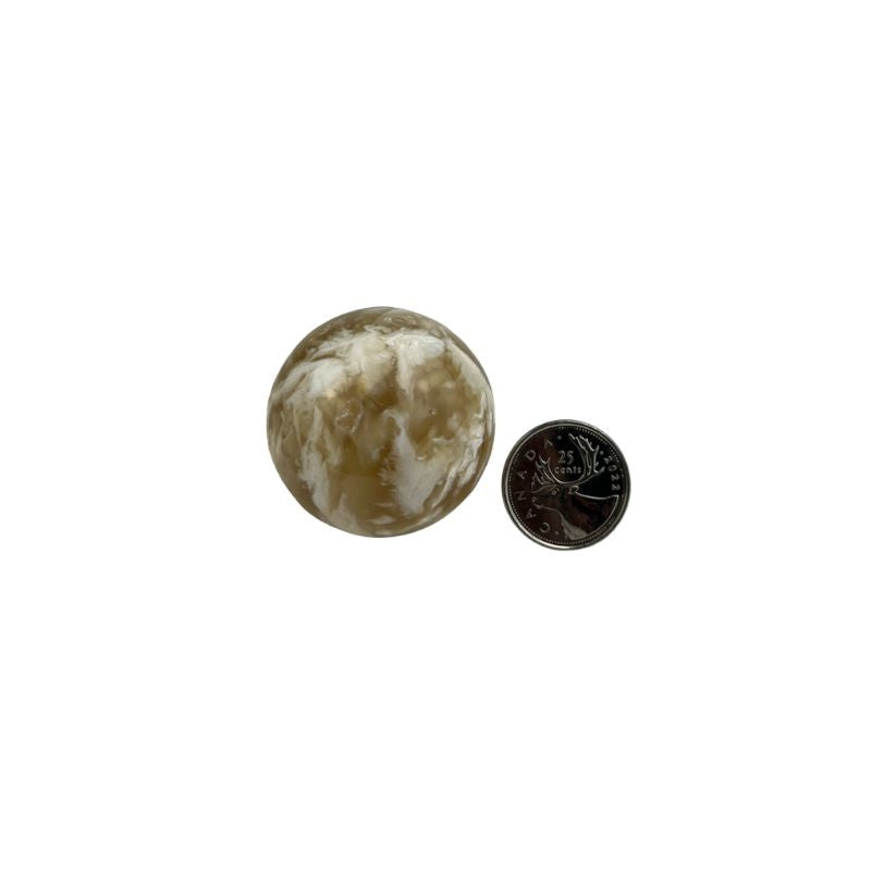 Plume Agate Sphere - 1.5-2.5 inch