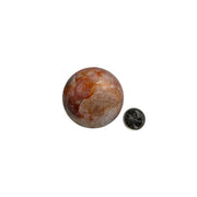 Cracked Red Quartz Sphere - 2.5 inch