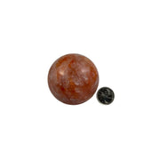 Cracked Red Quartz Sphere - 2.5 inch