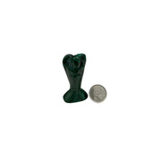 Malachite Angel Carving - 2.25-2.5 inch