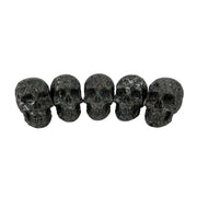 Flame Stone Skull with Details - 3.5-3.75 inch