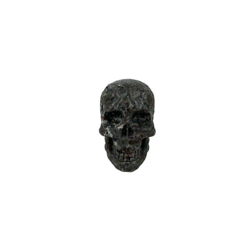 Flame Stone Skull with Details - 3.5-3.75 inch