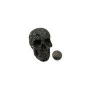 Flame Stone Skull with Details - 3.5-3.75 inch