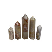 Flower Agate Crystal Tower - 2.5-4.5 inch