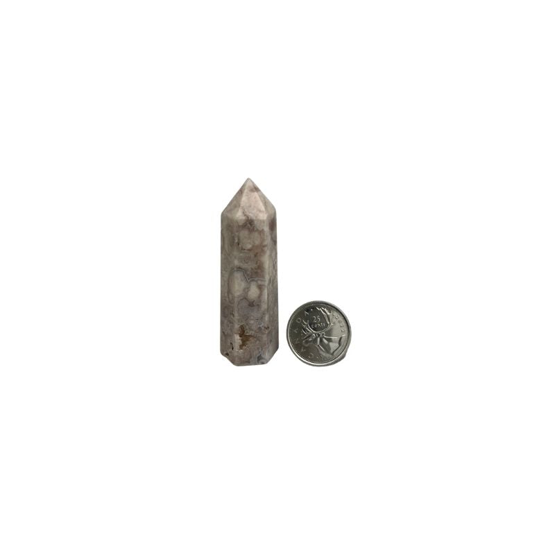 Flower Agate Crystal Tower - 2.5-4.5 inch