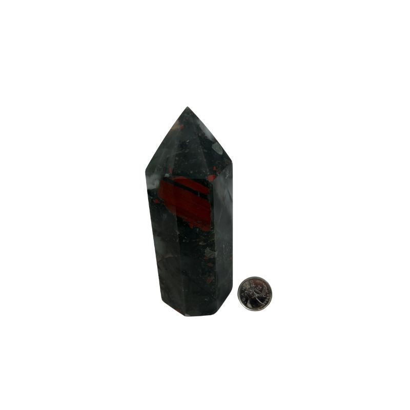 African Bloodstone Crystal Tower - 5-6.5 inch