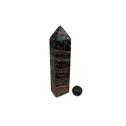 Firework Obsidian Crystal Tower - 4.5-6.5 inch
