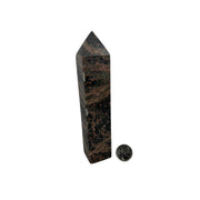 Firework Obsidian Crystal Tower - 4.5-6.5 inch