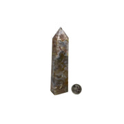 Flower Agate Crystal Tower - 4-5.5 inch