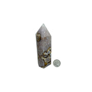 Flower Agate Crystal Tower - 4-5.5 inch