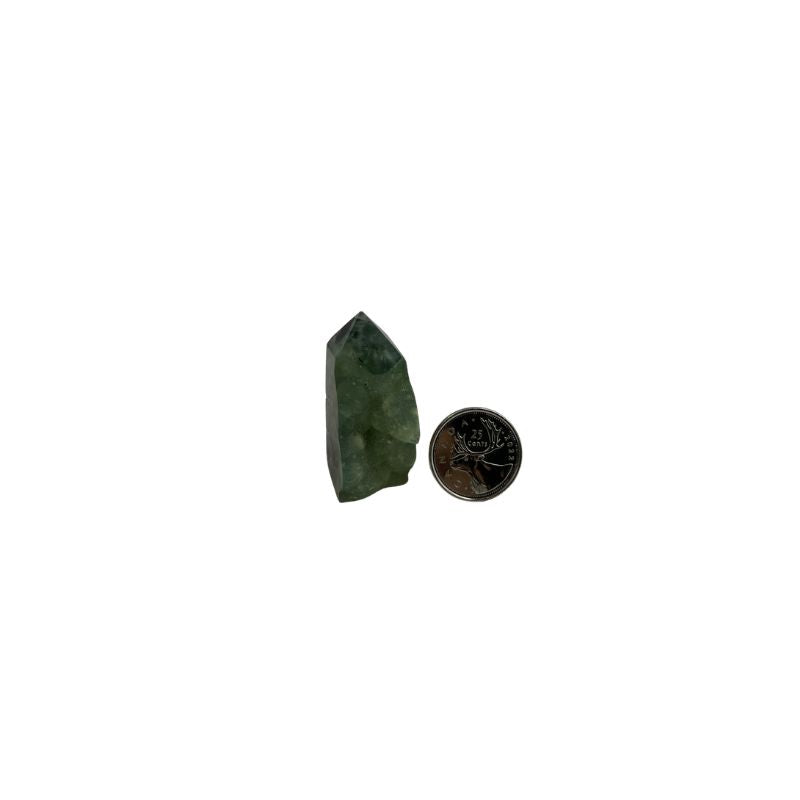 Prehnite with Epidote Crystal Tower - 1.75-4.5 inch