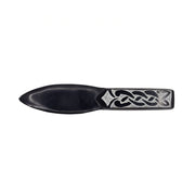 Black Celtic Handle Soapstone Athame - 7 inch