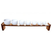 Singing Bowl Crystal Seven Chakra Tuned - 6-12 inch (Set of 7)