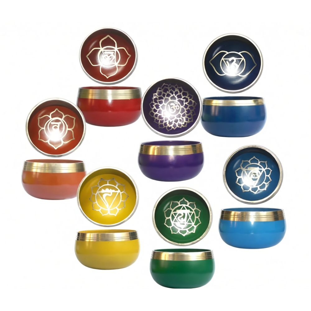 Singing Bowl Seven Chakra - 3 inch (Set of 7)