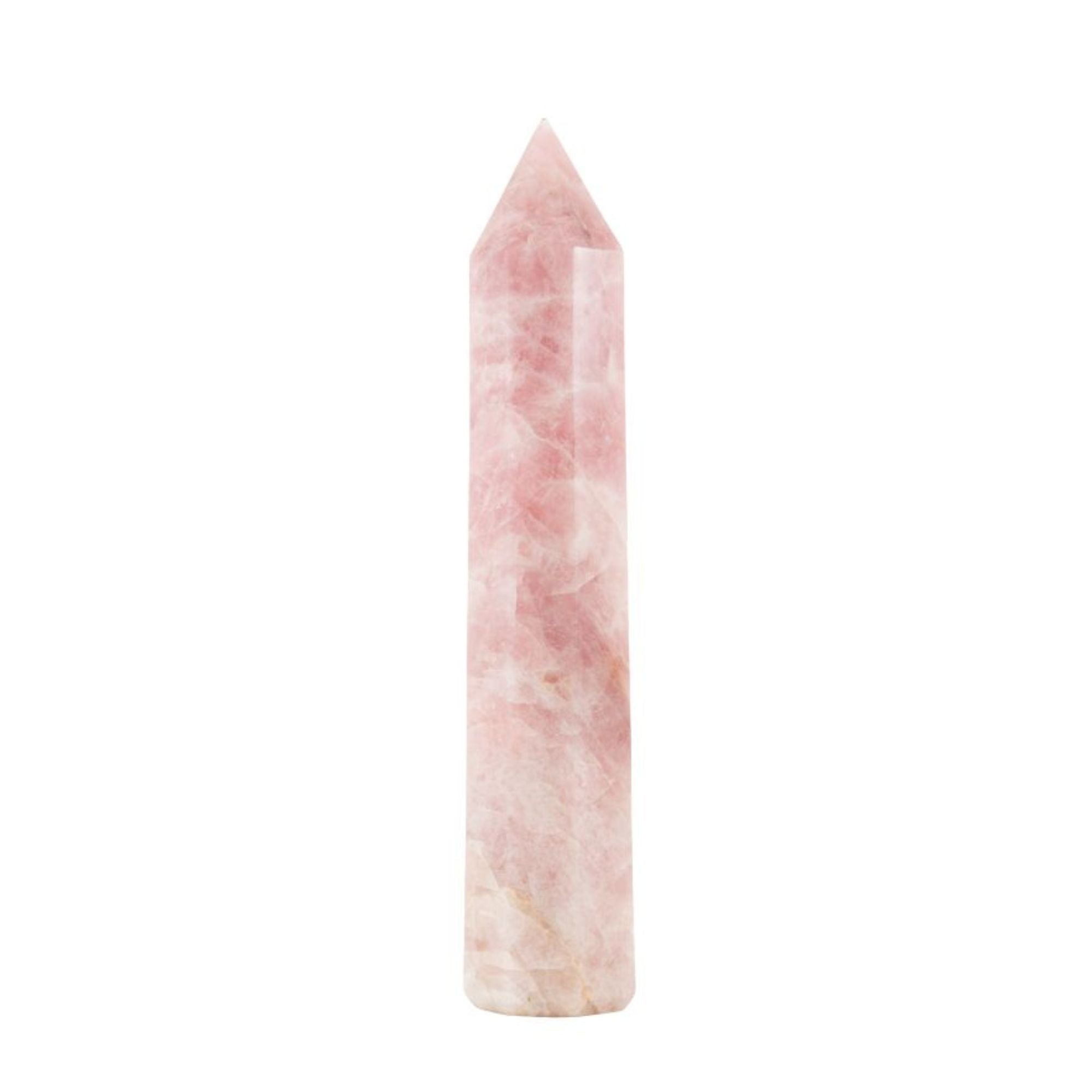Rose Quartz Crystal Tower - 15.25-21.75 inch