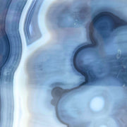 Blue Agate Slab - 6.4 x 7.4 inch
