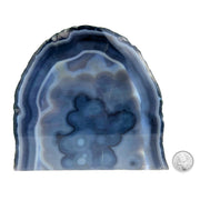 Blue Agate Slab - 6.4 x 7.4 inch