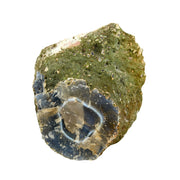 Blue Agate Geode Half - 6.0 x 5.6 Inch