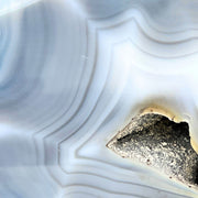 Blue Agate Slab - 4.8 x 7.8 inch