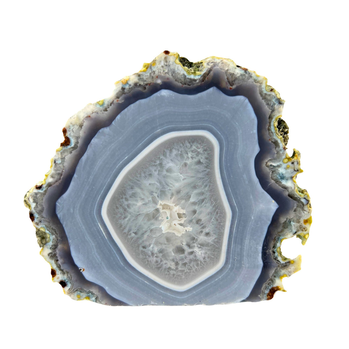 Blue Agate Slab - 4.3 x 5.0 inch