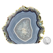 Blue Agate Slab - 4.3 x 5.0 inch
