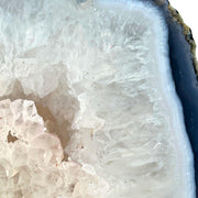 Blue Agate Slab - 6.2 x 5.2 inch