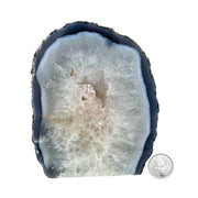 Blue Agate Slab - 6.2 x 5.2 inch