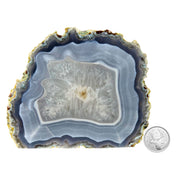 Blue Agate Slab - 4.8 x 5.9 inch